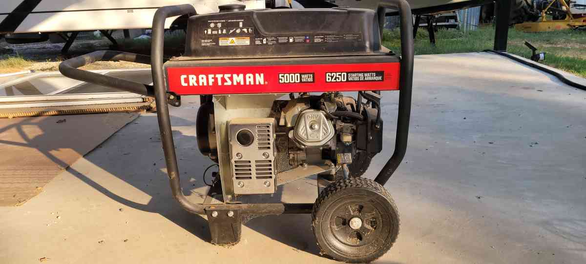 30 watt 5000 generator craftsman - Marquez, Texas - FleaMarketBay
