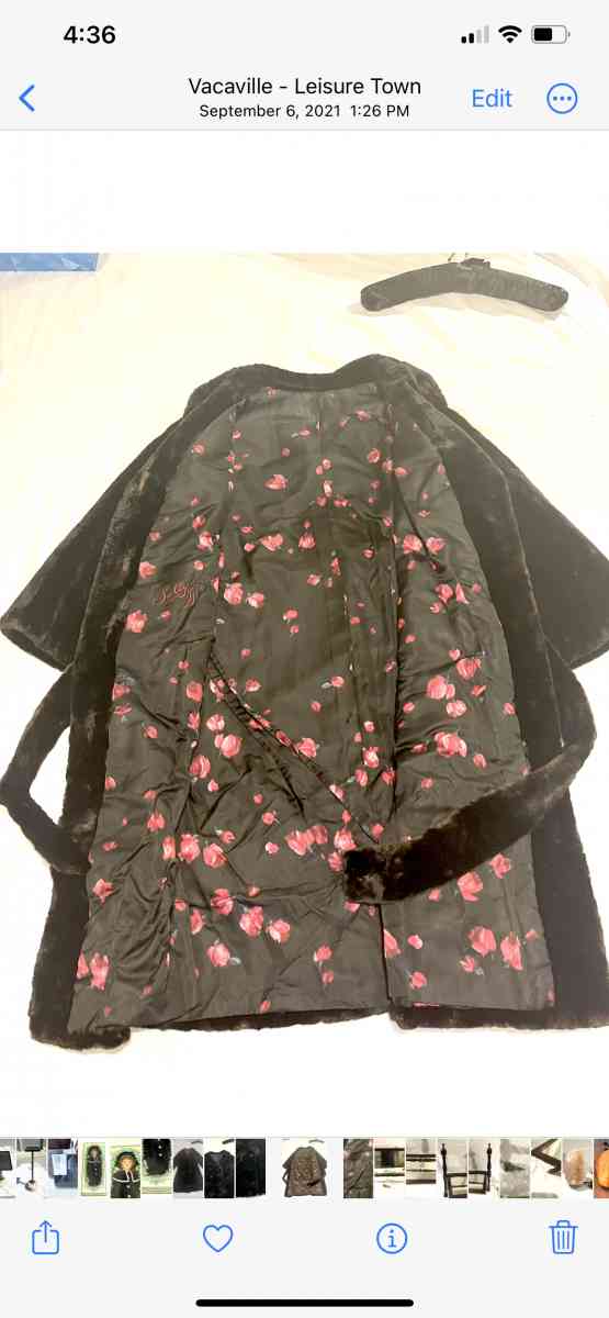 Antique vintage original fur coat - Vacaville, California - FleaMarketBay