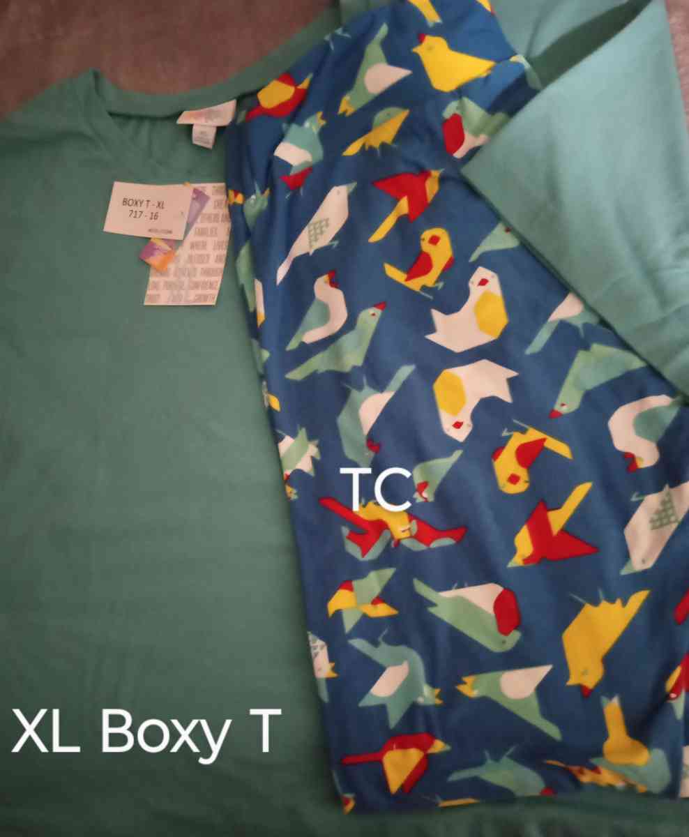 NWT LuLaRoe XL tops and TC leggings 28 each