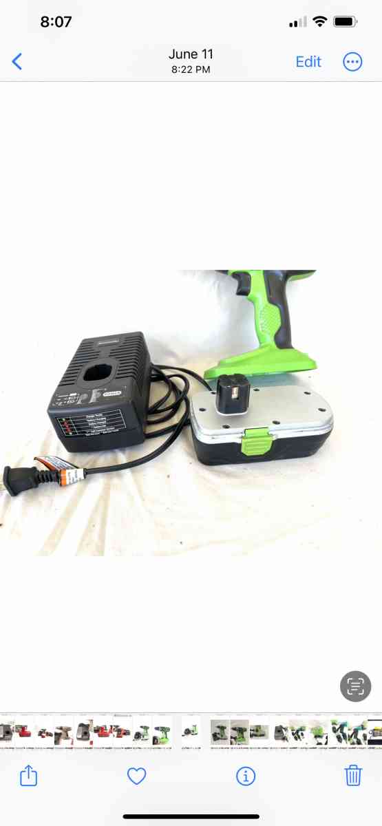 Like new  hardly used Kawasaki 18 V tool set - Vacaville, California - FleaMarketBay