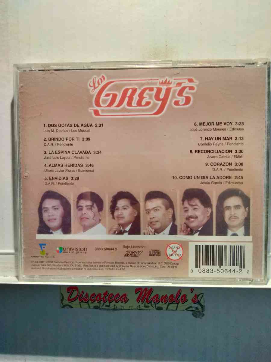 LOS GREYS RANCHERAS DE PEGUE CD USADO EN EXC COND - Chicago, Illinois - FleaMarketBay