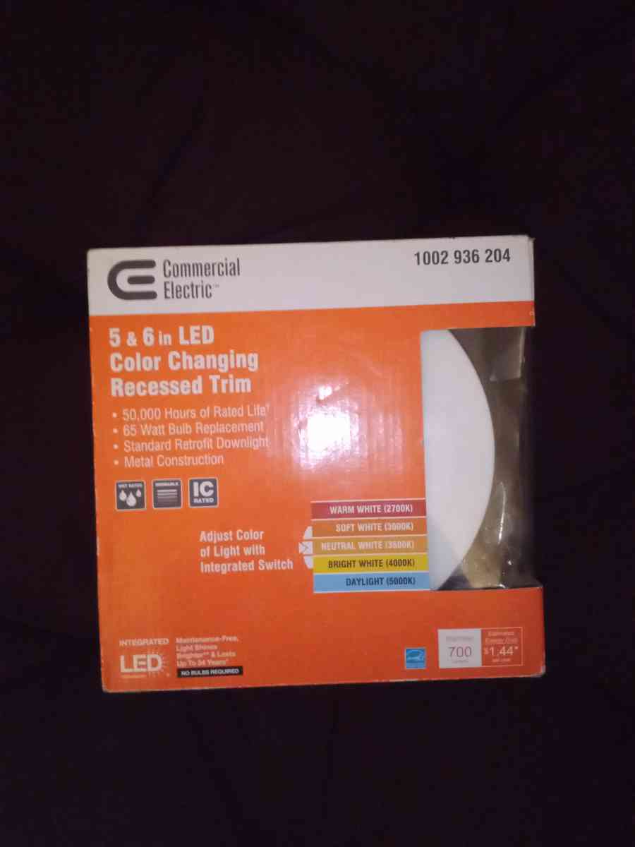 LED COLOR CHANGING RECESSED TRIM - Greensboro, North Carolina - FleaMarketBay