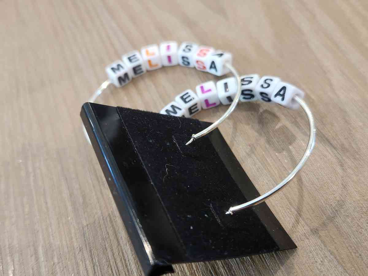 earrings with names - Marlton, New Jersey