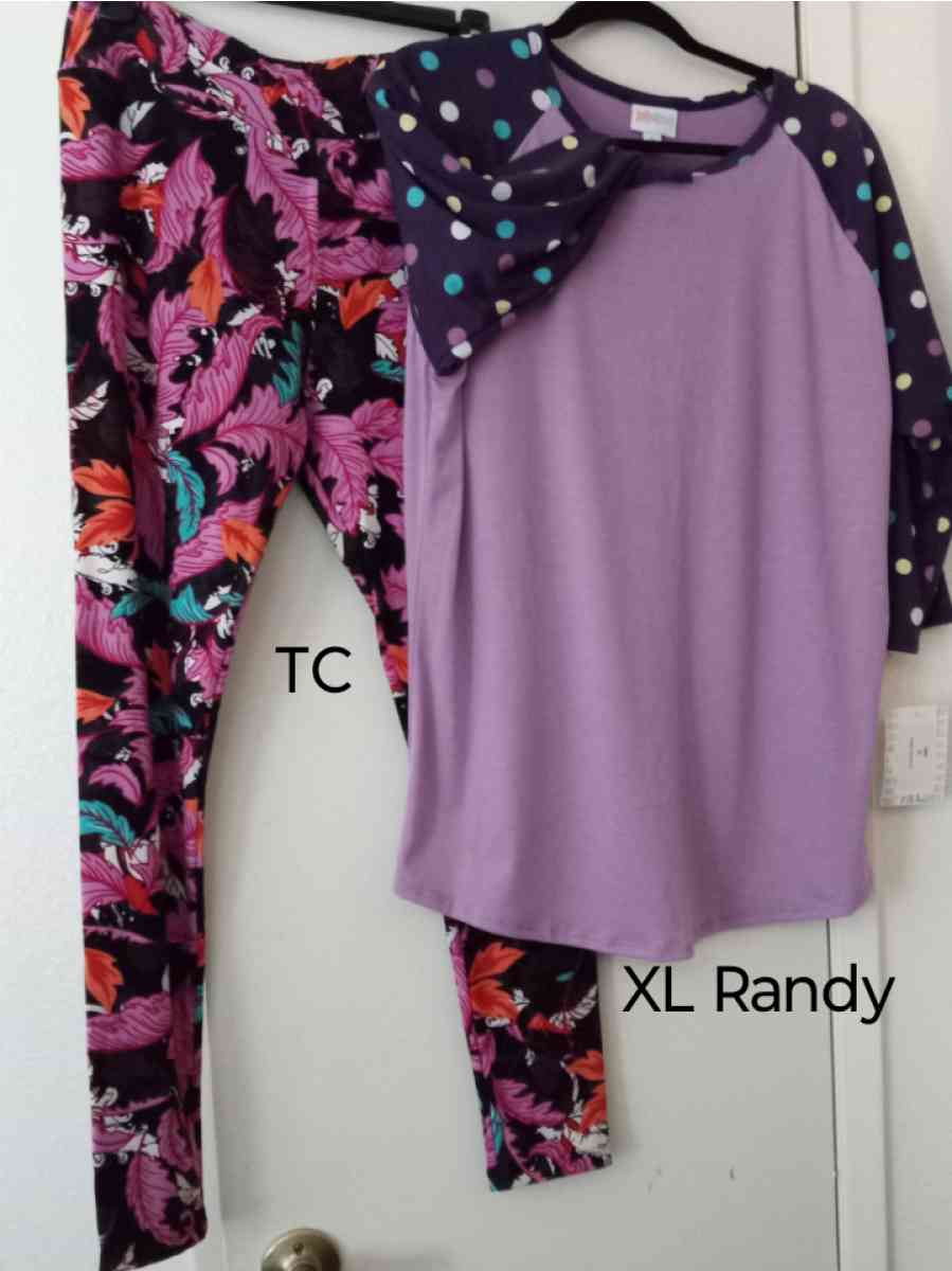 NWT LuLaRoe XL tops and TC leggings 28 each - Hemet, California - FleaMarketBay