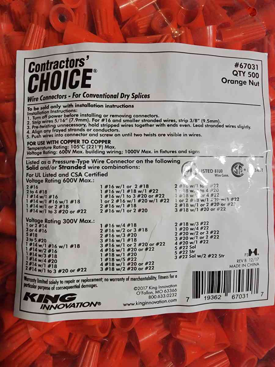 Wire  Connectors - Warrenton, Missouri - FleaMarketBay