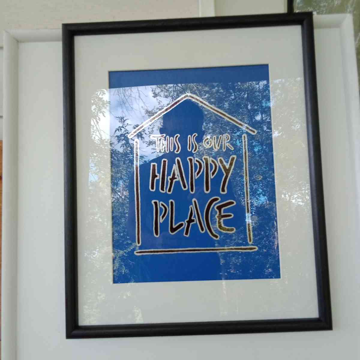 Hand painted THIS IS OUR HAPPY PLACE painting - Christiana, Tennessee - FleaMarketBay