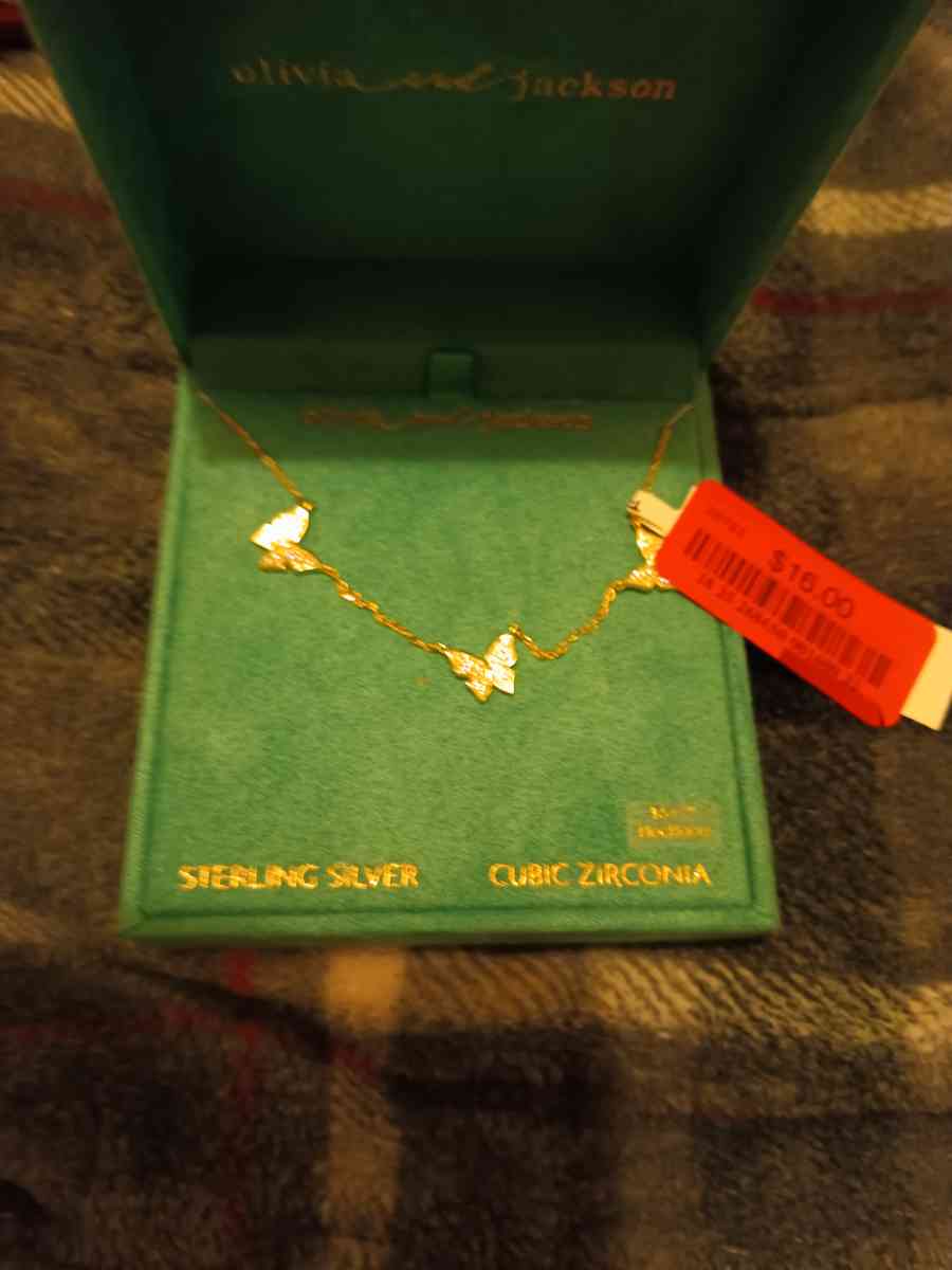 Sterling silver necklace butterflies - Pocatello, Idaho - FleaMarketBay