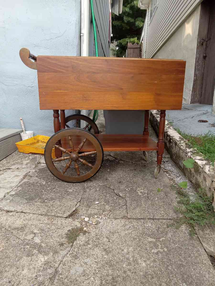 Vintage Cherry Tea Bar Cart - Roanoke, Virginia