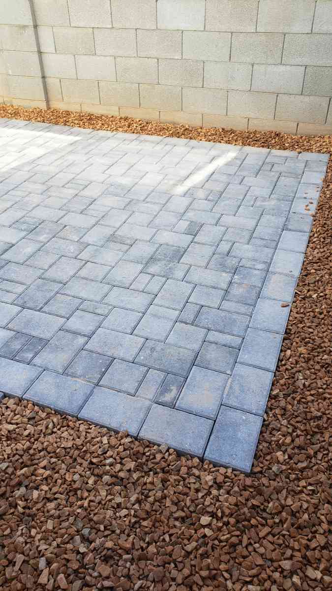 instalation Pavers Grass Travertine - Alpine, Arizona - FleaMarketBay