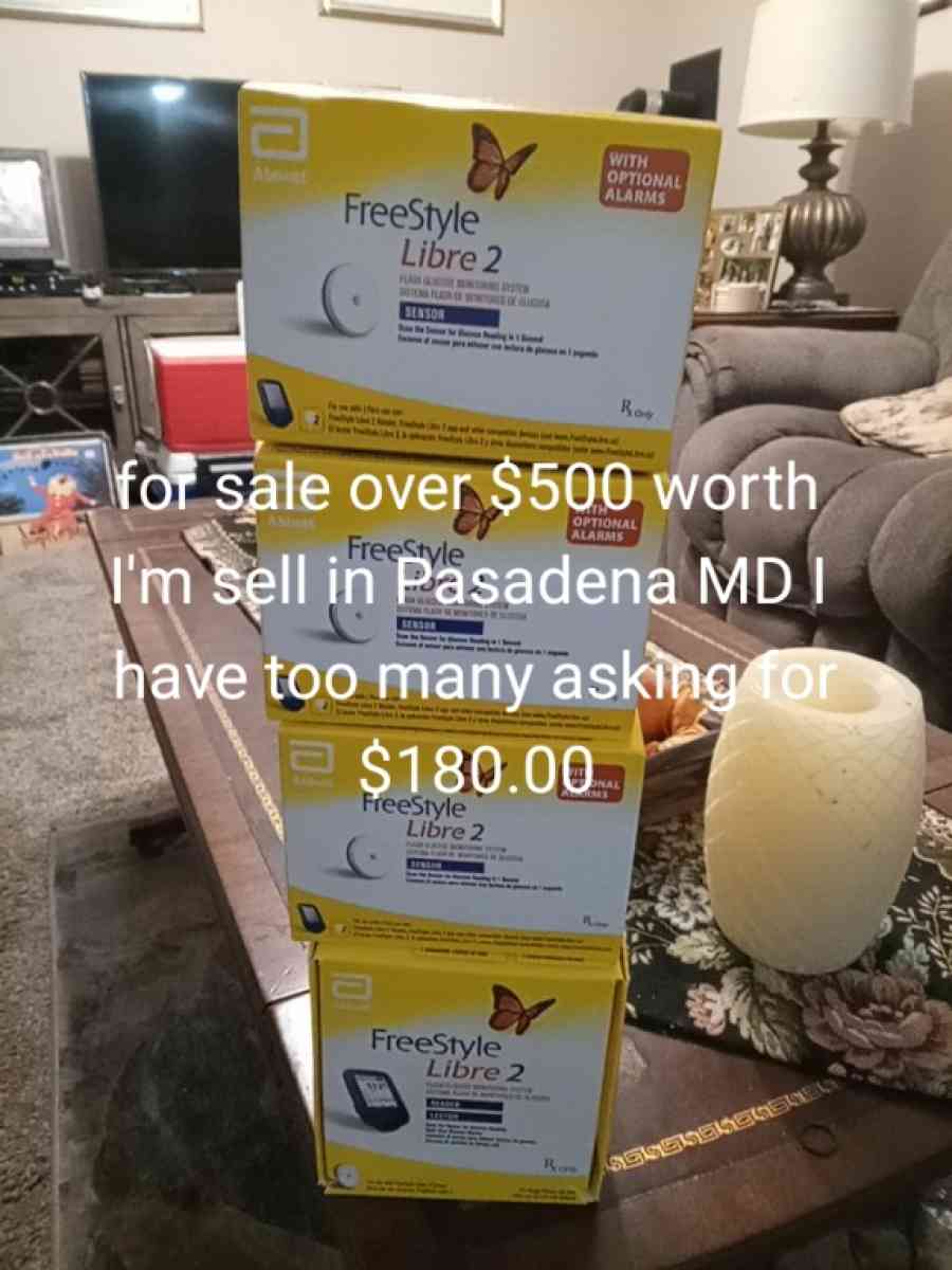 freestyle libre meter and 3  14 day sensors - Baltimore, Maryland