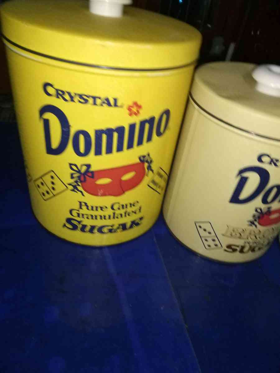 DOMINO SUGAR TIN CANNISTERS - Pawtucket, Rhode Island - FleaMarketBay