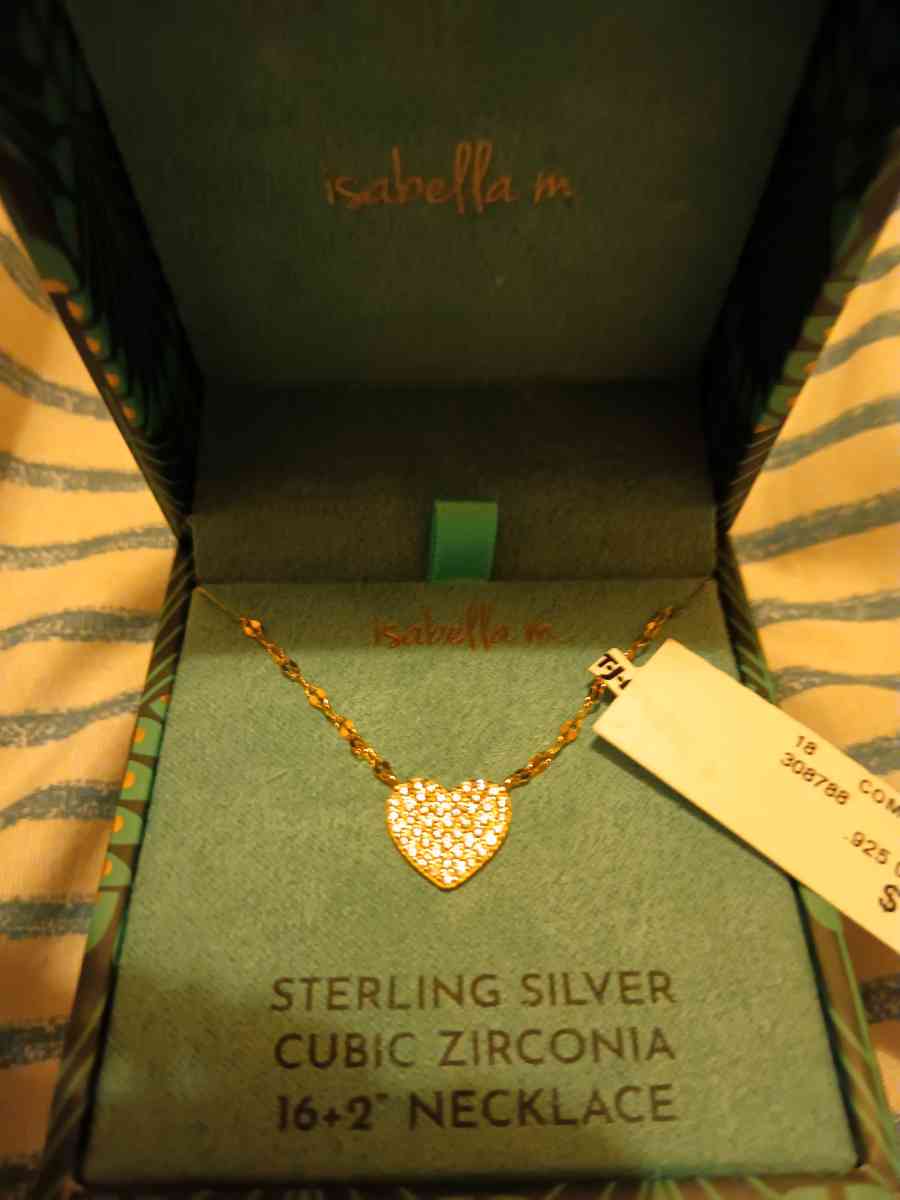 sterling silver necklace heart - Pocatello, Idaho - FleaMarketBay