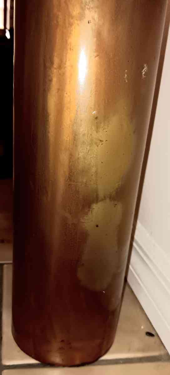 copper 2 ft tall vase decor with another 20 in of pushy will - Jensen Beach, Florida - FleaMarketBay