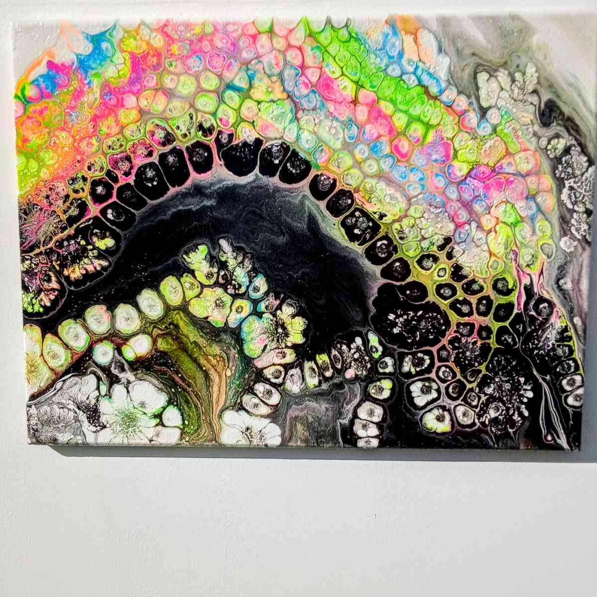 16 x 12 x 1 Acrylic Pour Painting