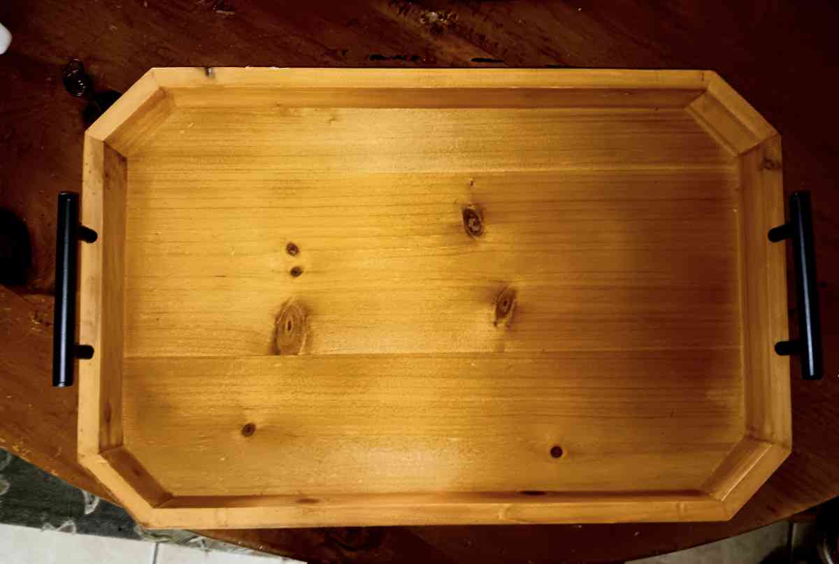 wooden breakfast in bed tray - Jensen Beach, Florida - FleaMarketBay