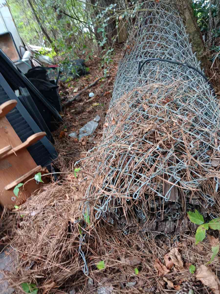 50ft of chaining fence