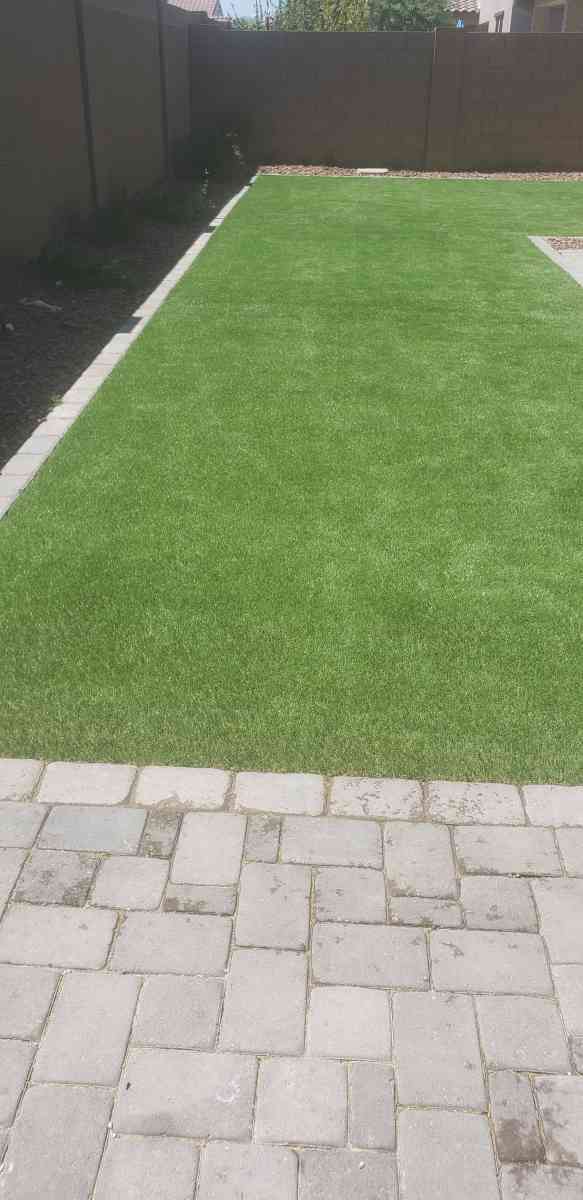 instalation Pavers Grass Travertine - Alpine, Arizona - FleaMarketBay