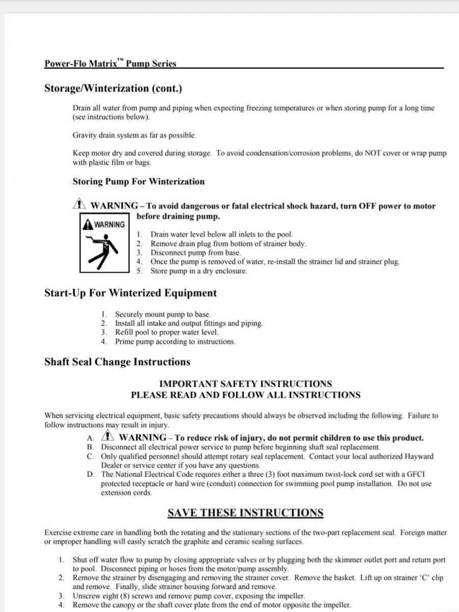 Hayward power flo matrix pump - Youngstown, Ohio - FleaMarketBay
