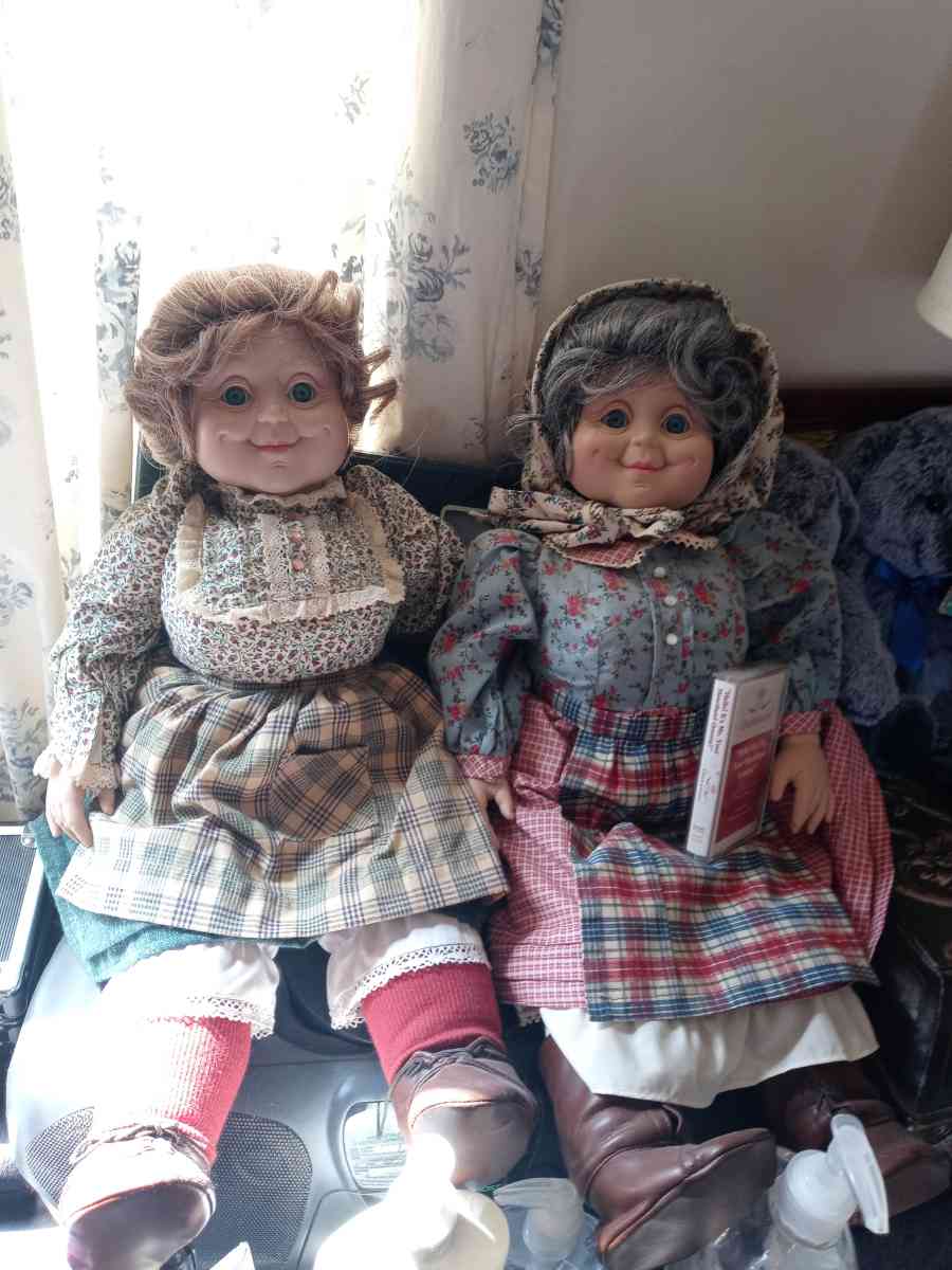 2 VINTAGE MADE IN GERMANY GRANDMA S DOLLS - Kokomo, Indiana