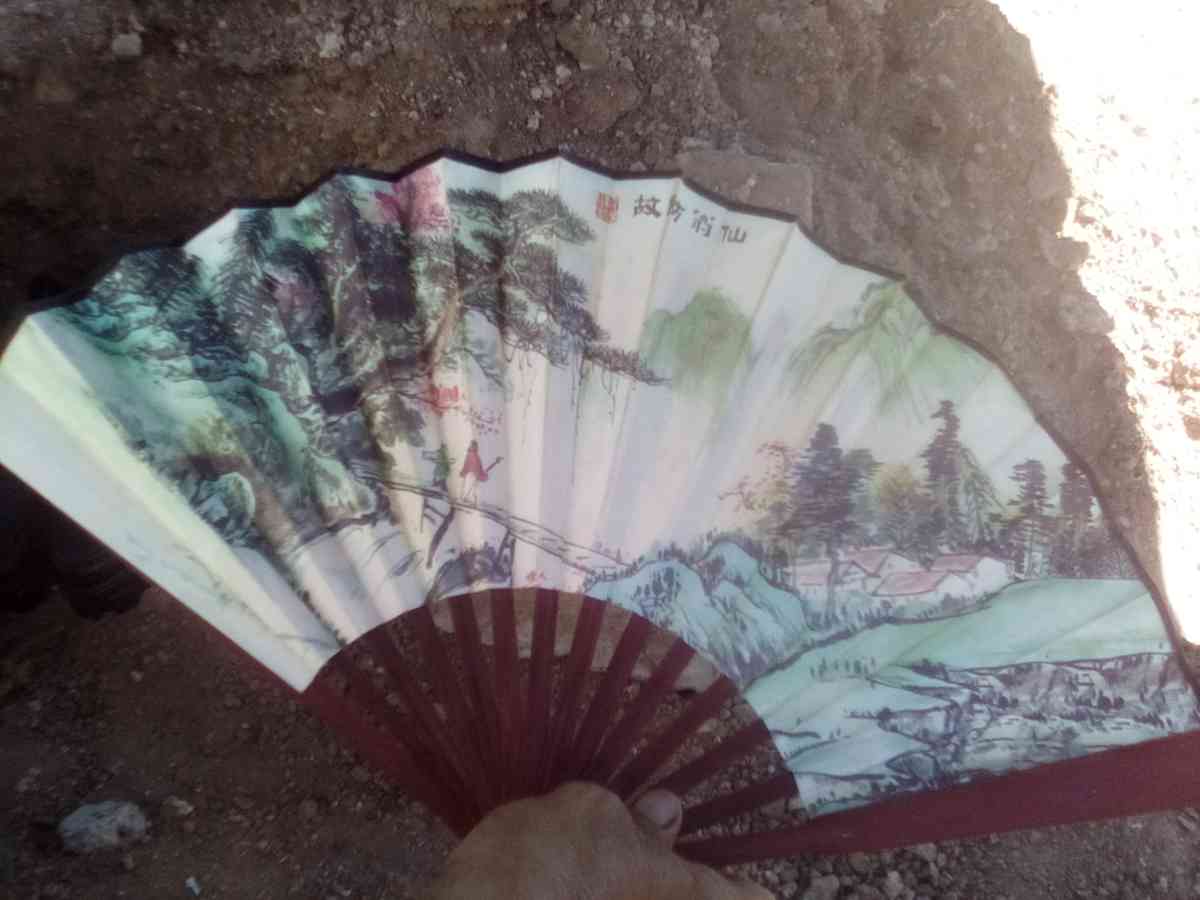 Chinese Silk Fan - Tucson, Arizona - FleaMarketBay