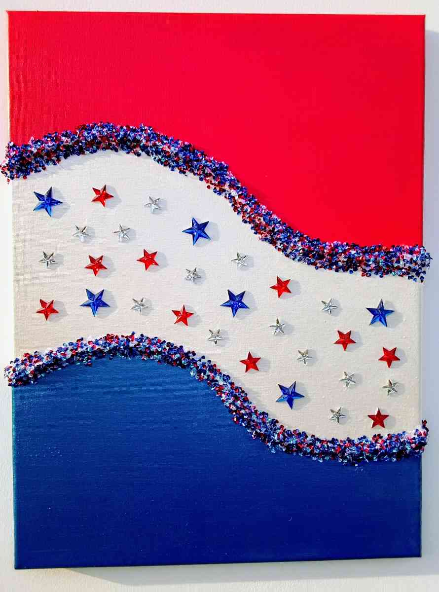 16 x 12 x 1 Acrylic Pour Painting