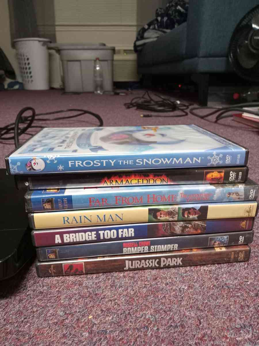 DVDS movies and BlurayDVD player with hookups - Commerce, Texas - FleaMarketBay
