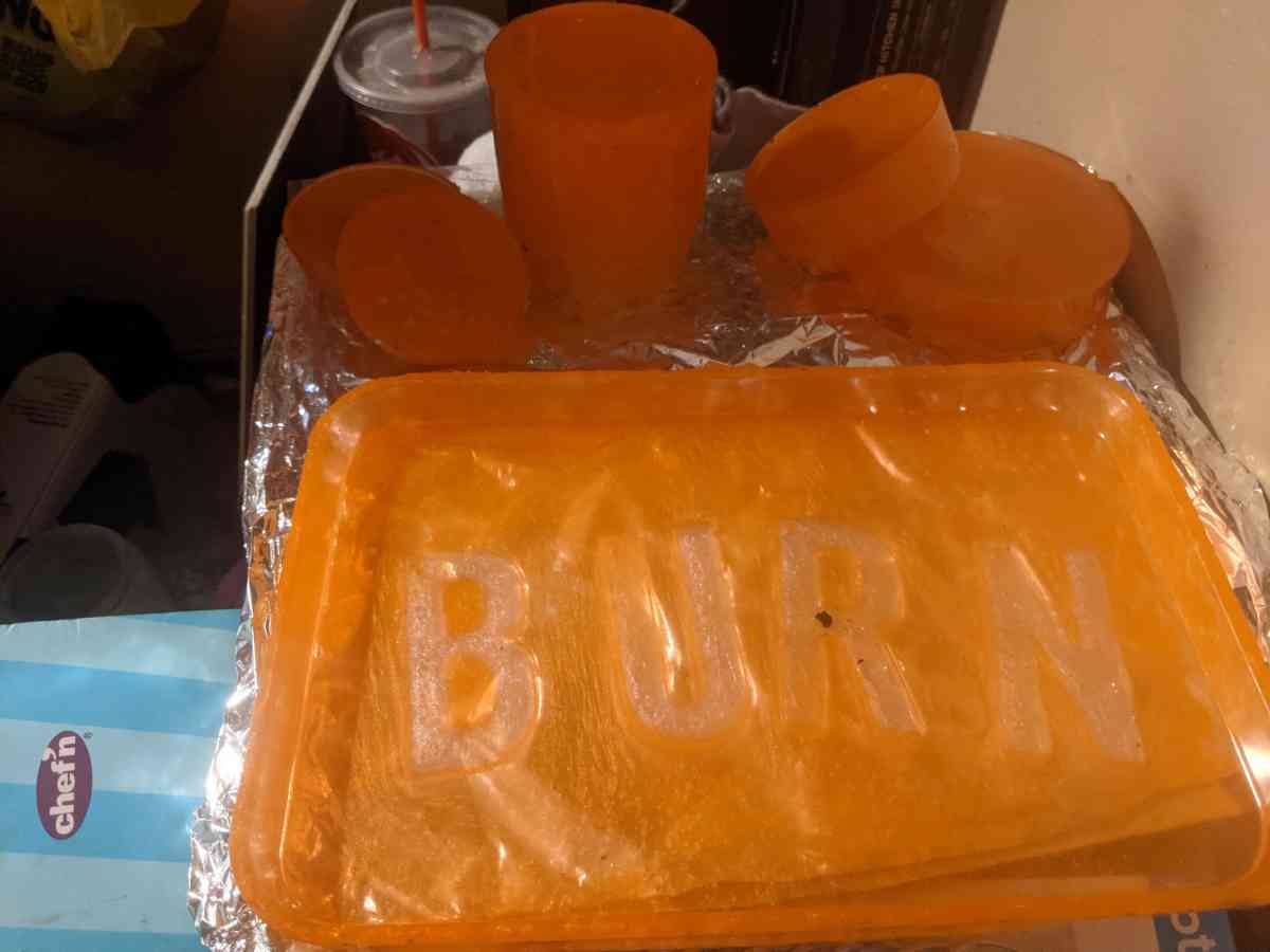 4 pc Handmade Epoxy rolling tray set - Fenwick, Michigan