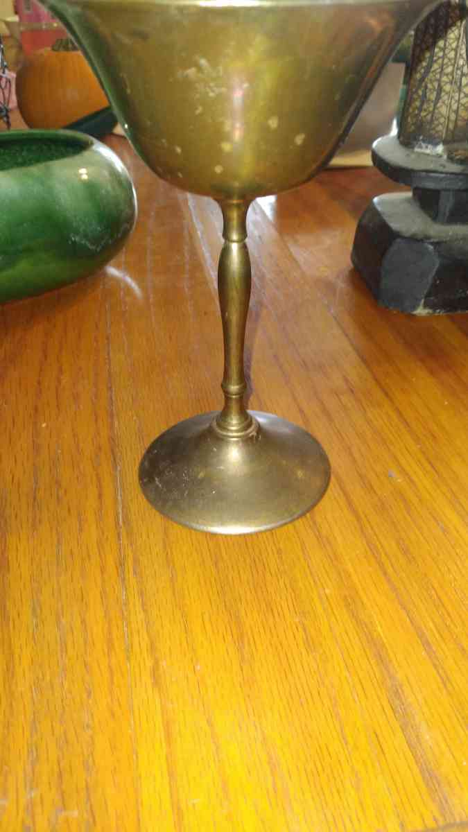 solid brass goblet - Mitchell, Indiana - FleaMarketBay