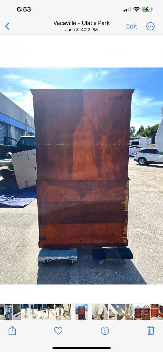 Antique Dining cabinet hutch - Vacaville, California - FleaMarketBay