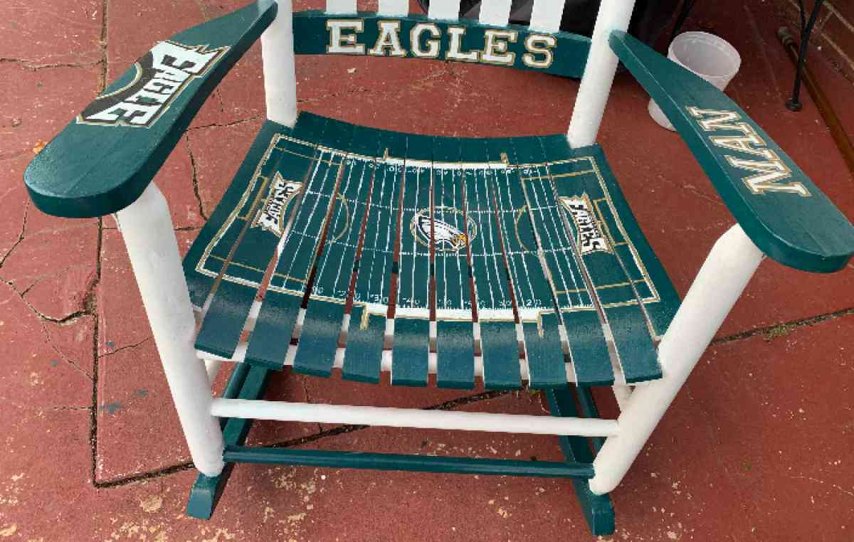 Custom Sports Teams Ultimate Fan Rocking Chair - Lynchburg, Virginia - FleaMarketBay