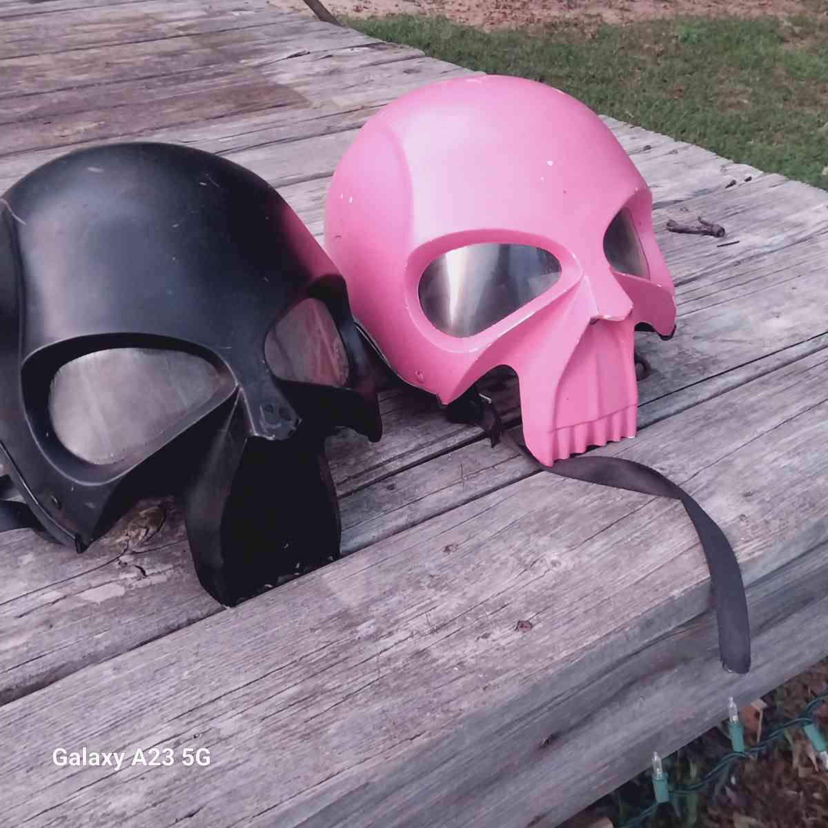 His and her Punisher helmets - Hardin, Texas - FleaMarketBay