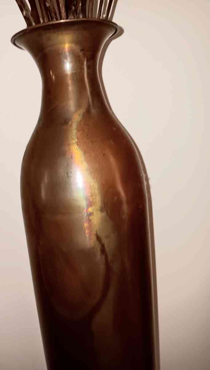 copper 2 ft tall vase decor with another 20 in of pushy will - Jensen Beach, Florida - FleaMarketBay