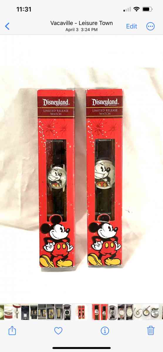 New His and Hers Mickey Mouse watches - Vacaville, California