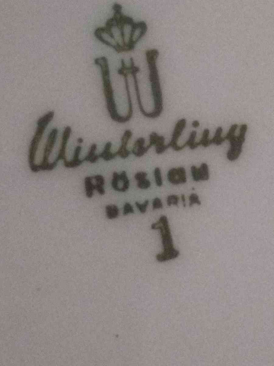 2 Bavarian decorator Plates - Pawtucket, Rhode Island - FleaMarketBay