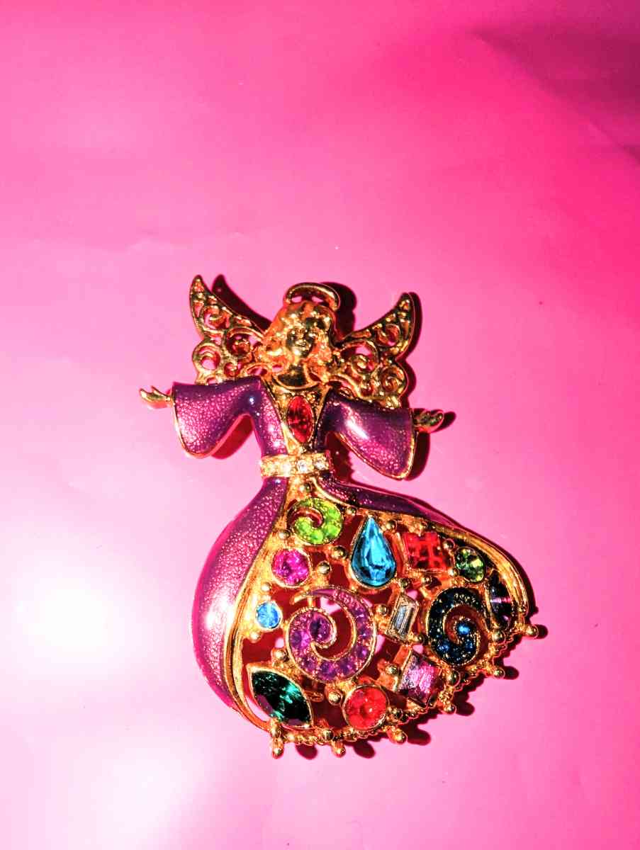 Signed Haskell Angel Brooch - Newport, Tennessee