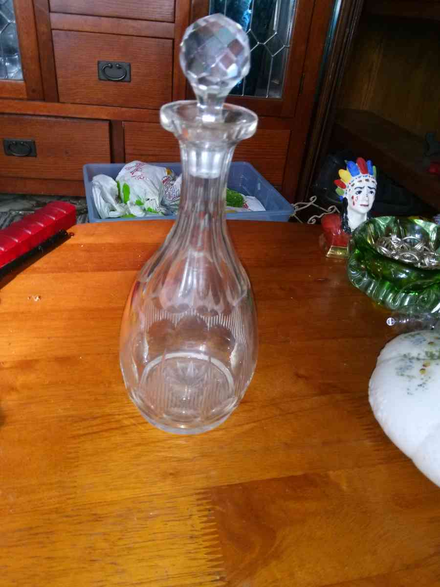 EAPG  MANHATTAN pattern Decanter - Pawtucket, Rhode Island