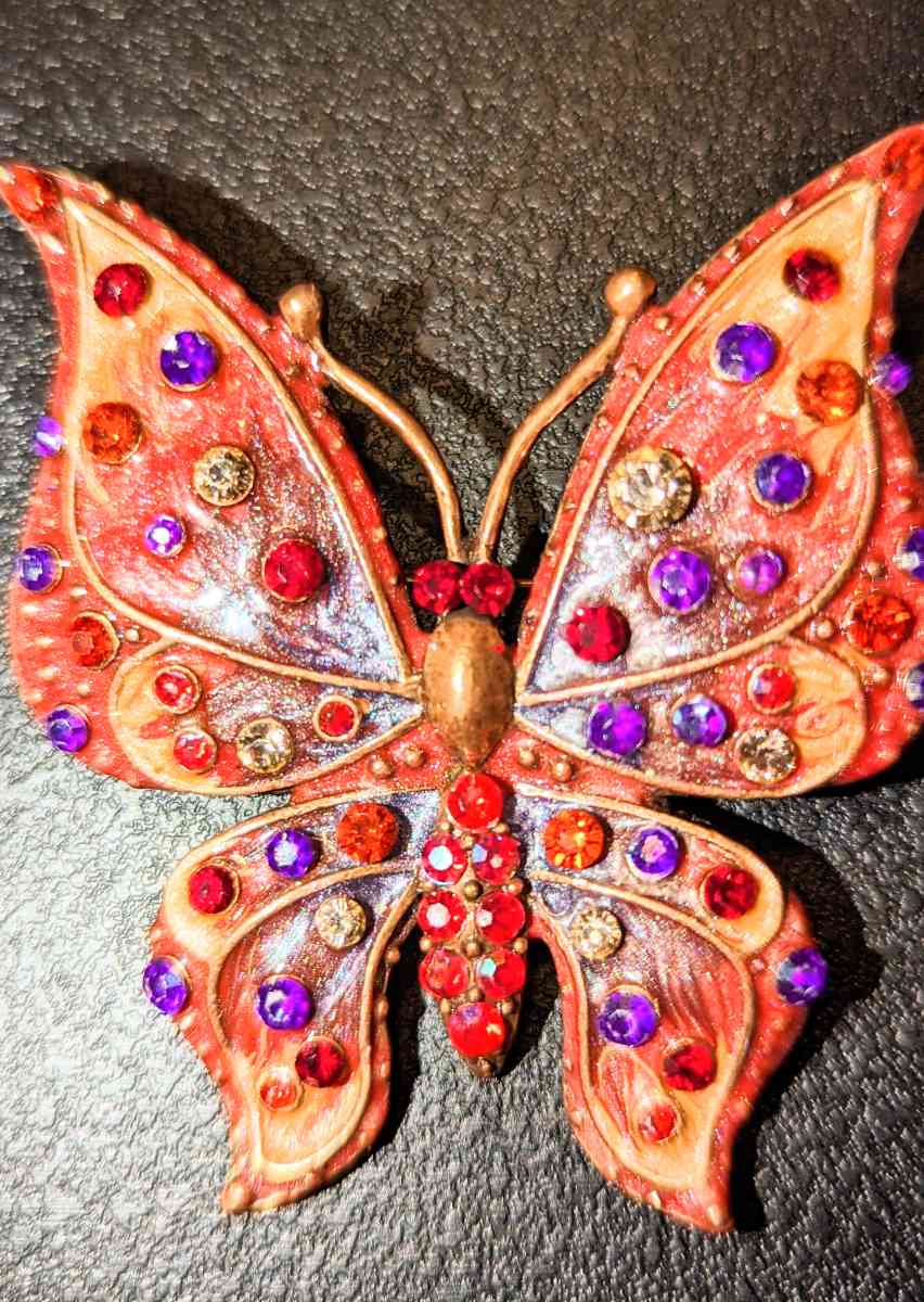 Vantage butterfly brooch - Newport, Tennessee - FleaMarketBay