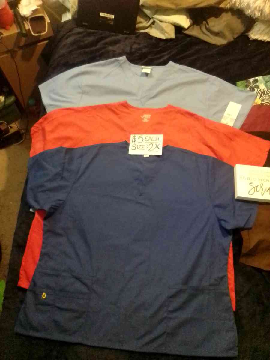 Different style and sizes of scrubs From sizes small  to 5x - Walla Walla, Washington - FleaMarketBay