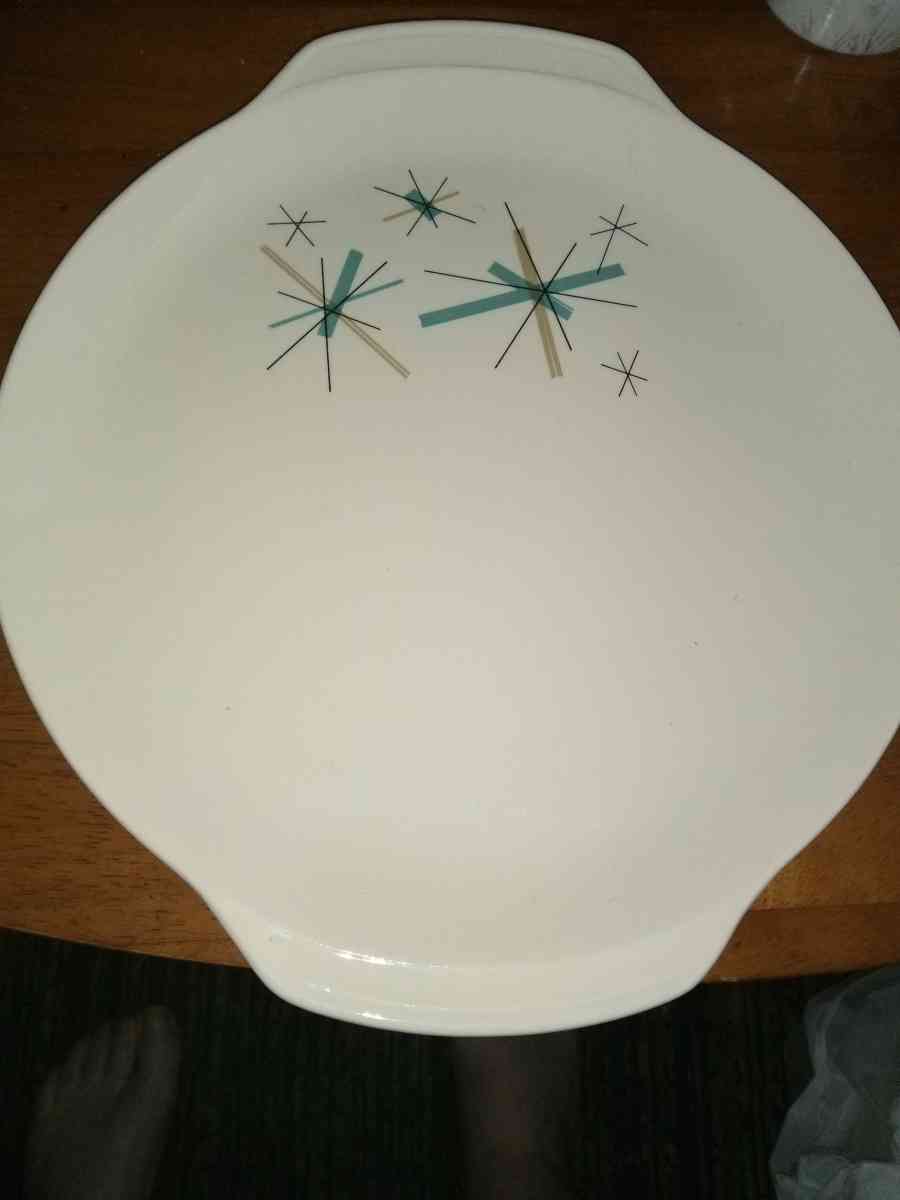 Salem China NORTHSTAR LARGE handled platter - Pawtucket, Rhode Island - FleaMarketBay