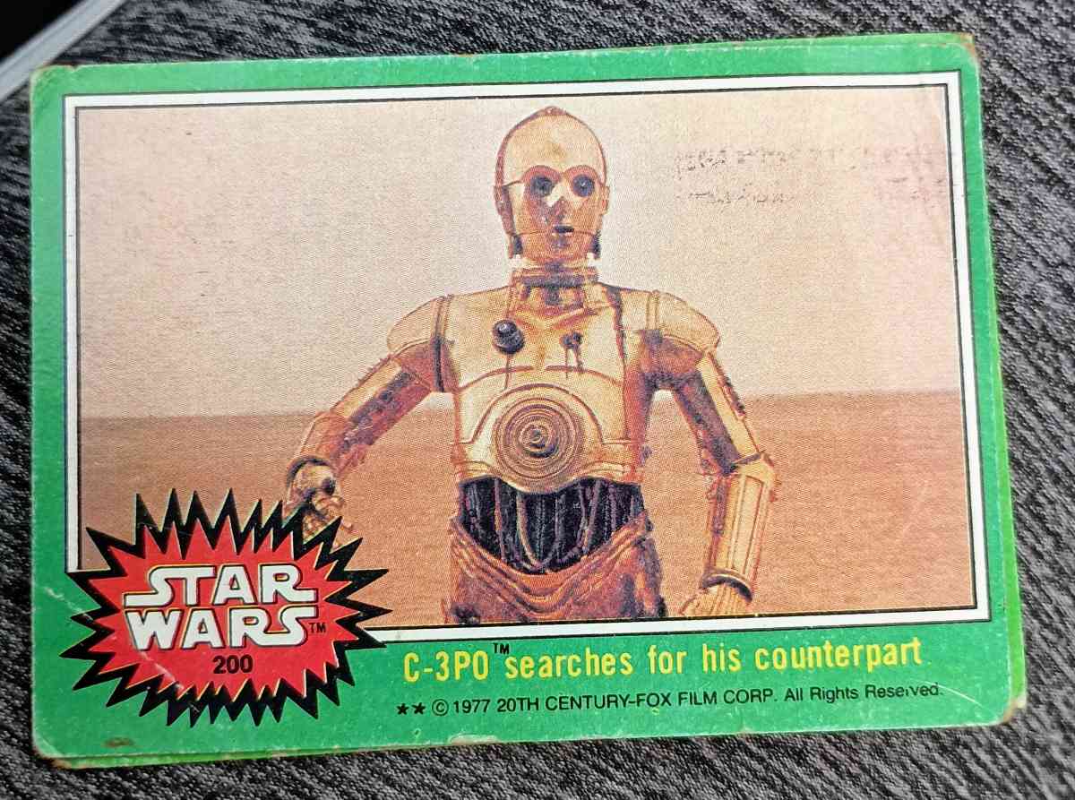 Star Wars 1977 trading cards - Pendleton, Kentucky - FleaMarketBay