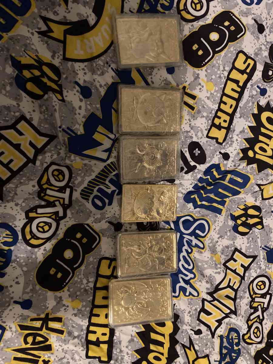 23 karat gold plated trading cards pokemon - Jersey City, New Jersey