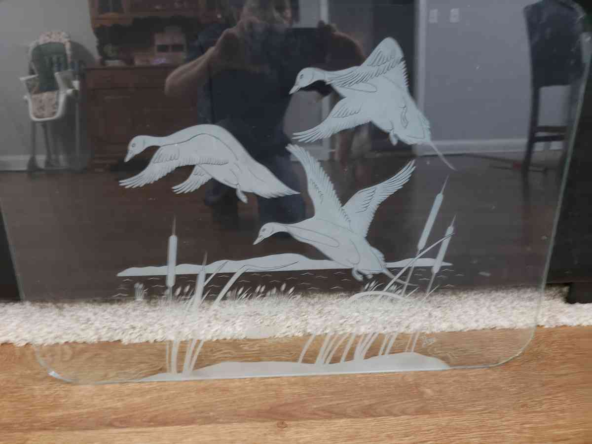 hand made hand drawn etched glass patterns must go - Leesville, Louisiana - FleaMarketBay