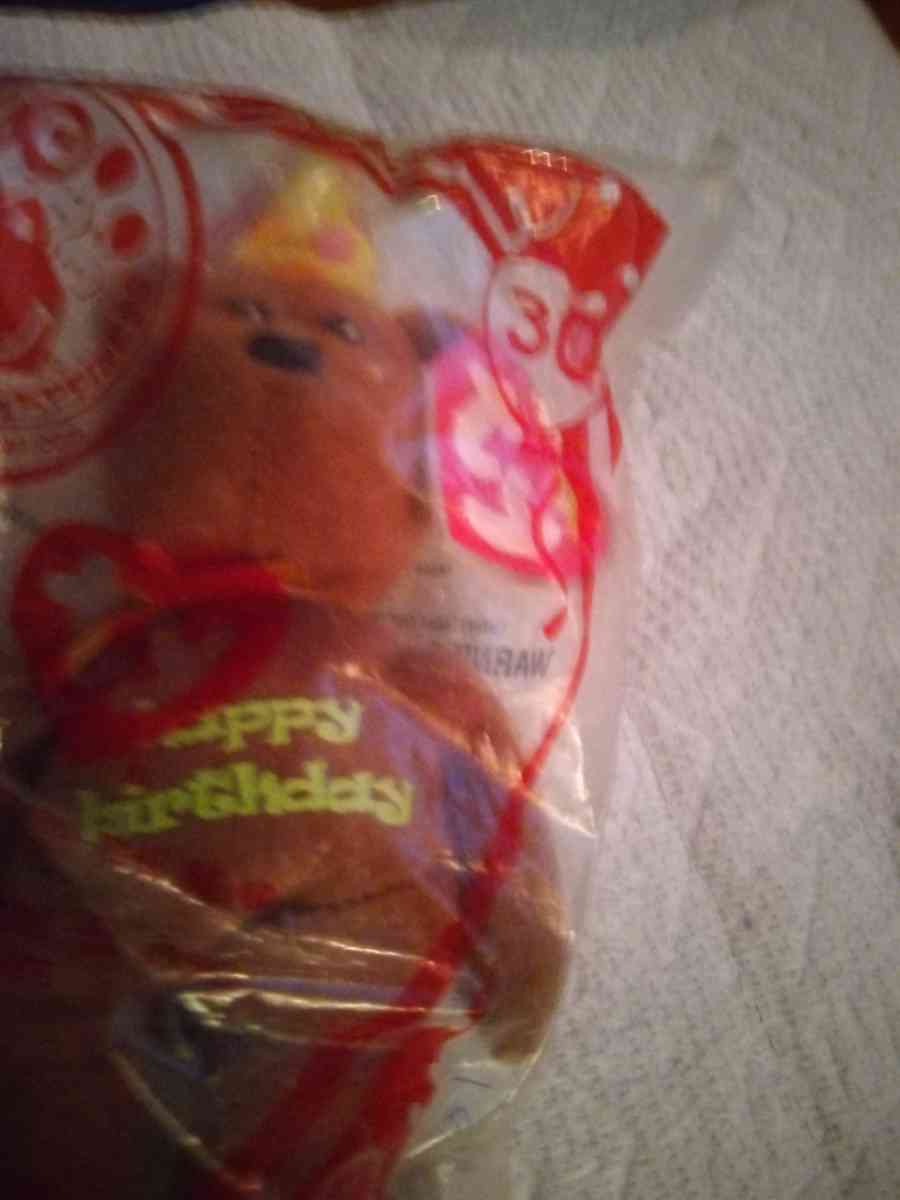 TY 2009 Happy Birthday Bear - Pawtucket, Rhode Island - FleaMarketBay