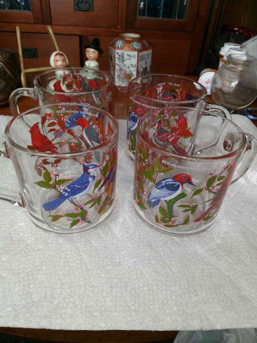 4 Arcorac Audubon Birds of America Mugs - Pawtucket, Rhode Island - FleaMarketBay