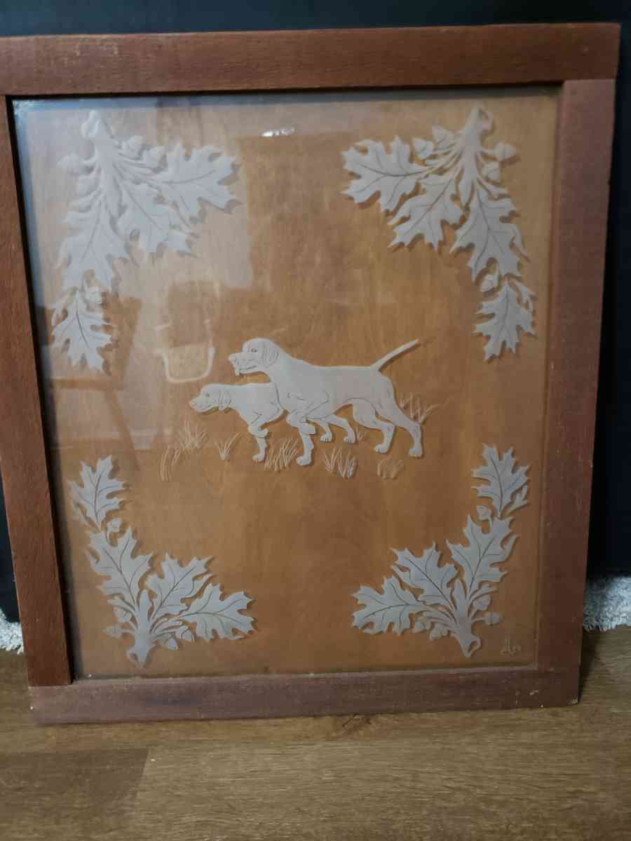 I have seven heavy duty glass designed etching some with fra - Leesville, Louisiana
