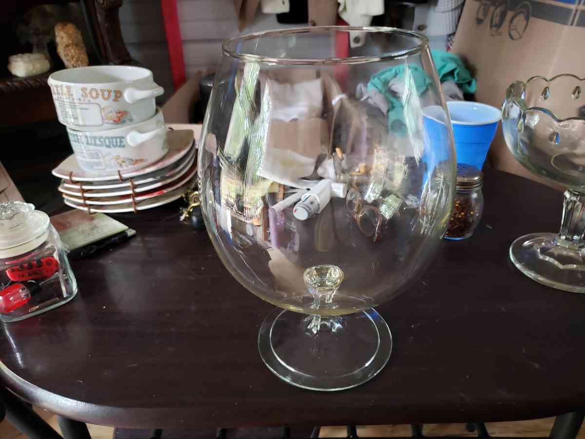 extra large brandy snifter tip jar - Leesville, Louisiana