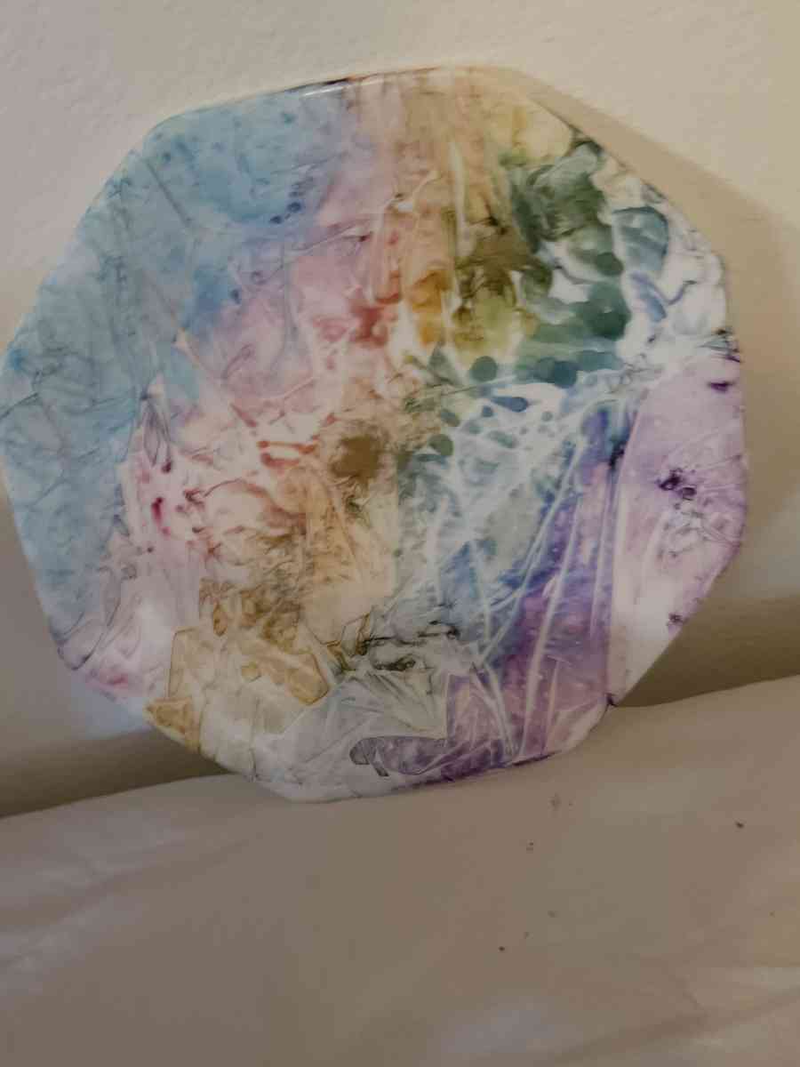 handpainted glass items and wood and stone sculptures - Coolidge, Arizona - FleaMarketBay