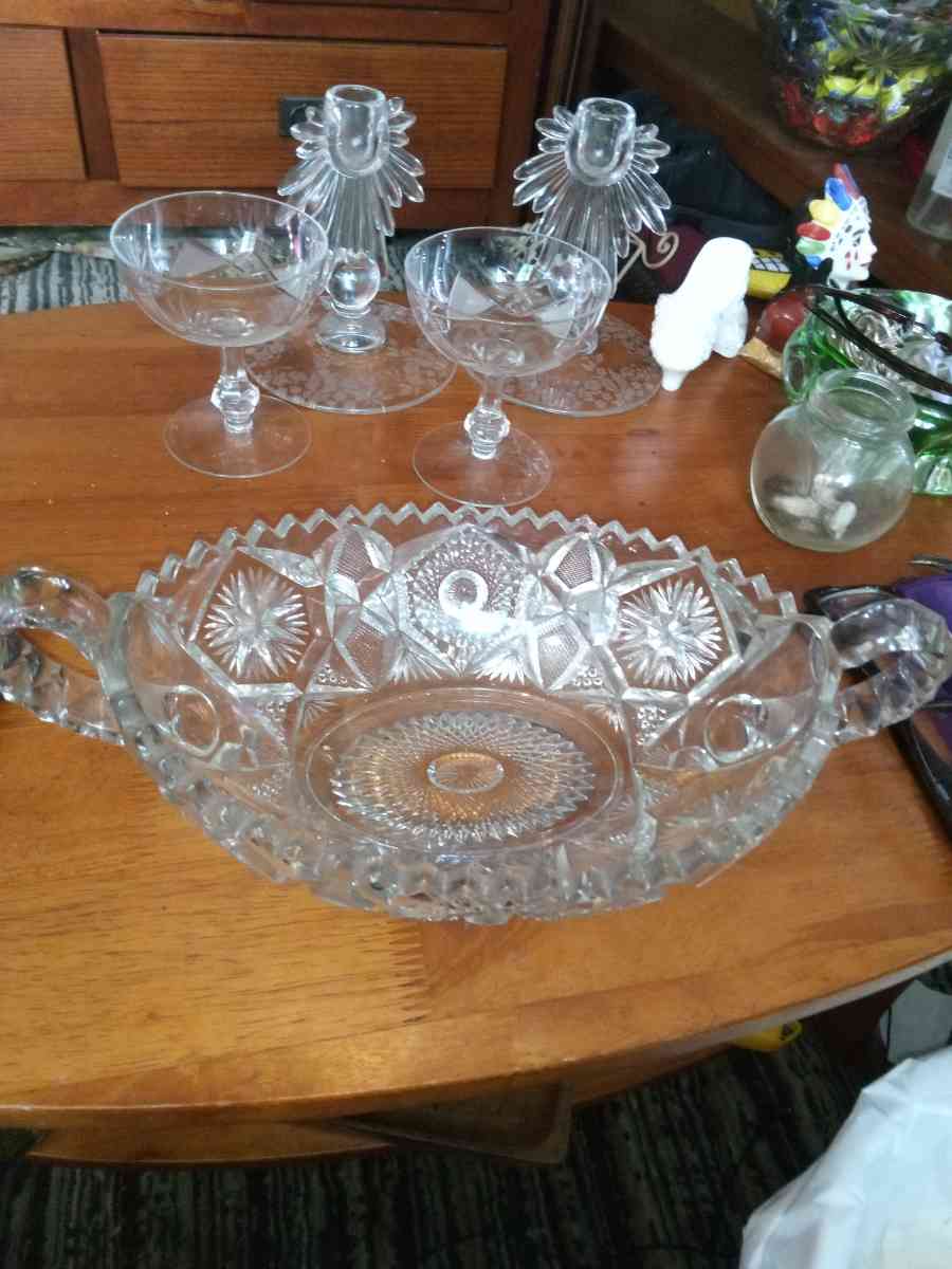 Imperials NUCUT PRESSED GLASS - Pawtucket, Rhode Island - FleaMarketBay