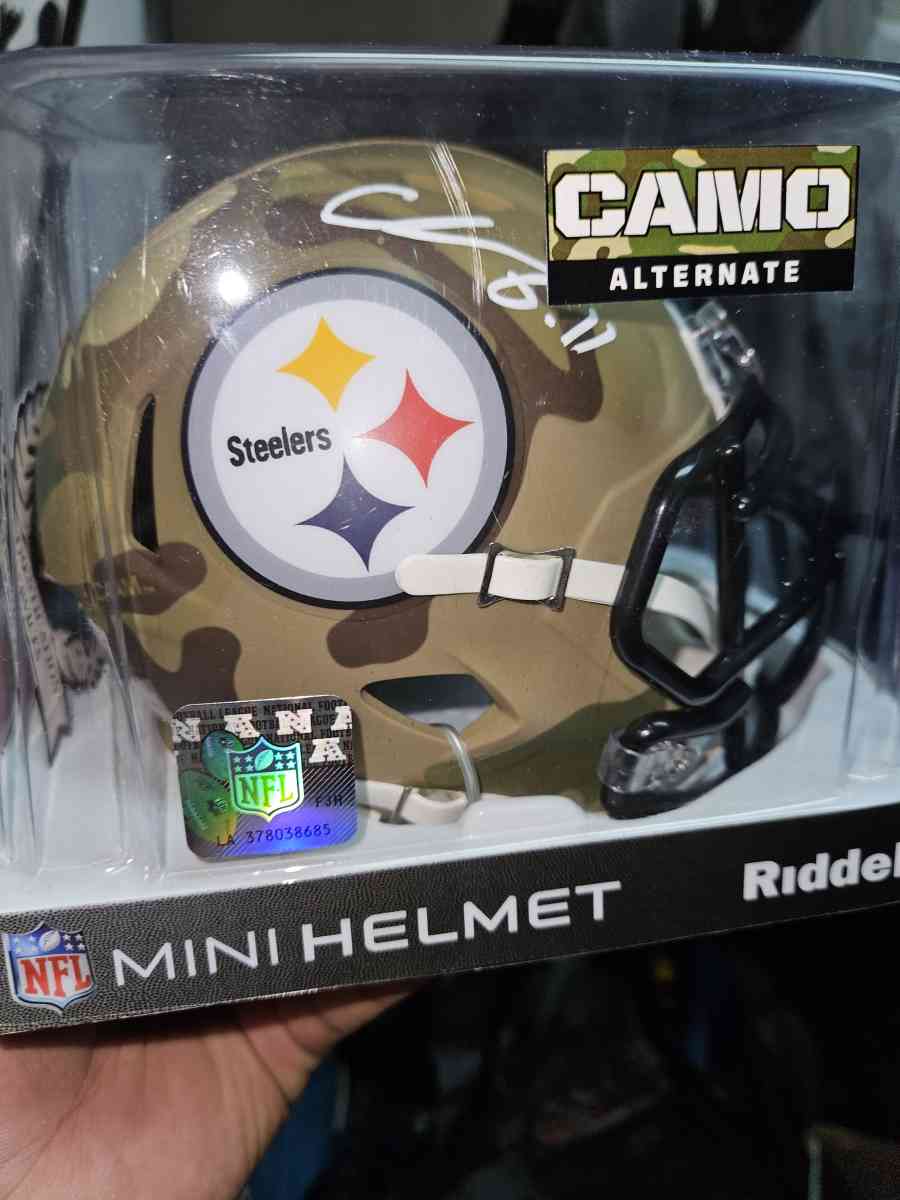 NFL Pittsburgh Steelers Chase Claypool Signed Mini Helmet - Surprise, Arizona
