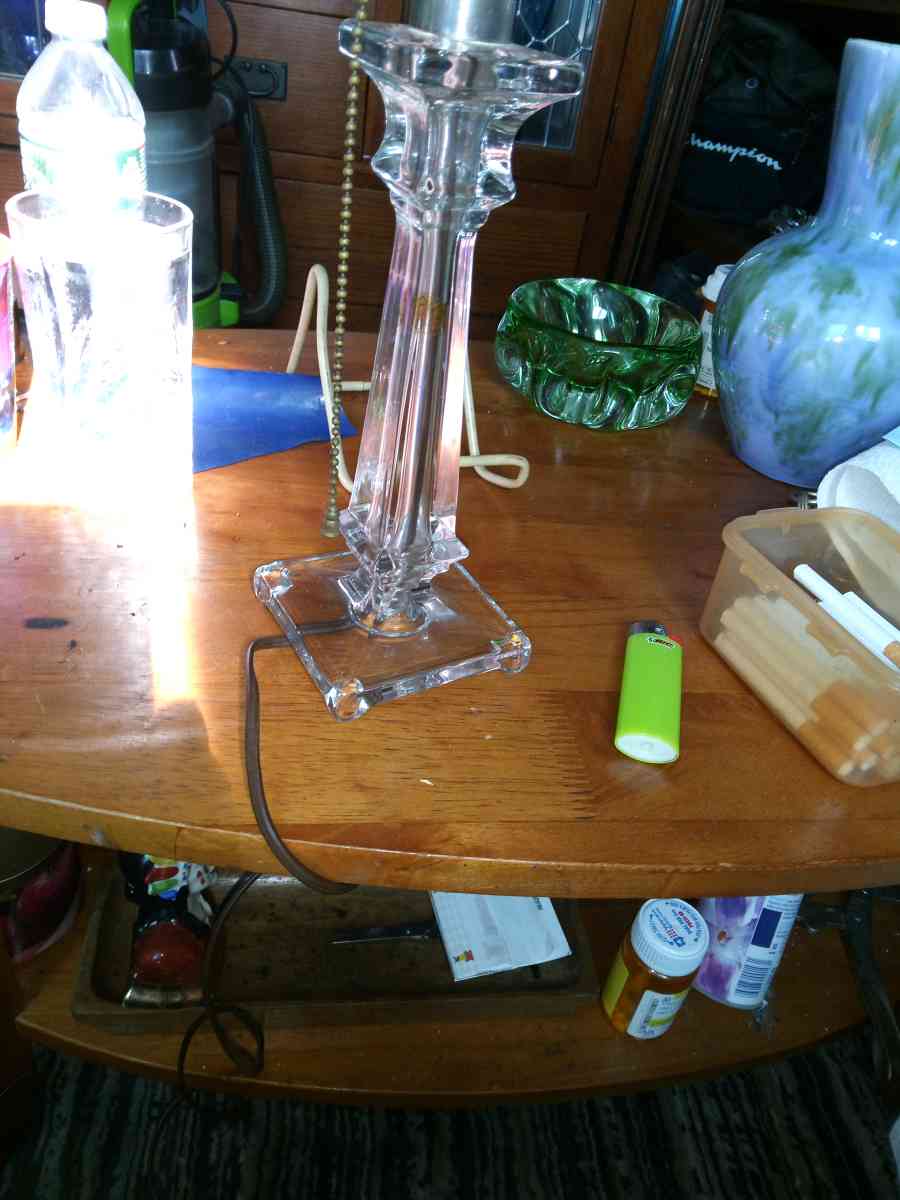 Antique Glass Lamp - Pawtucket, Rhode Island - FleaMarketBay